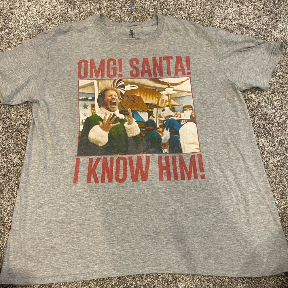 ELF Christmas tshirt size XL super soft